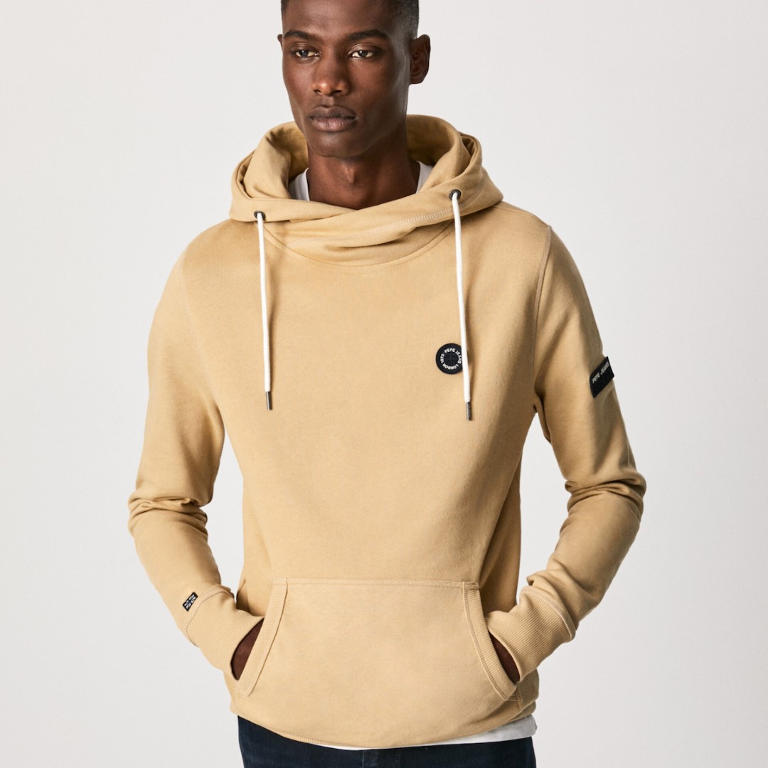Pepe Jeans AARON HOOD SWEATER  PM582026-844 Biege