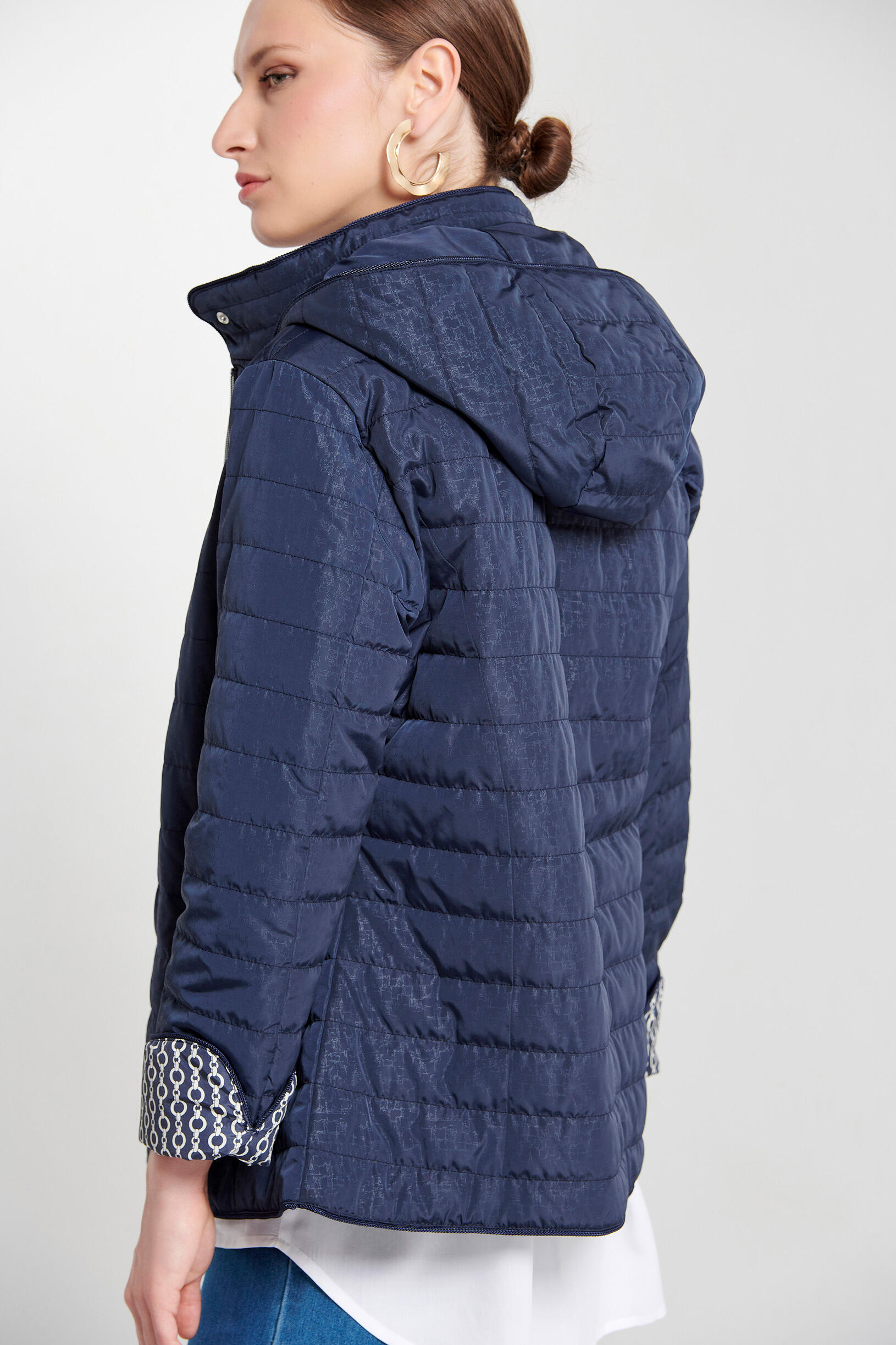 Bill Cost Καπιτονέ μπουφάν με κουκούλα 20-380828-0 Blue Bill Cost Καπιτονέ μπουφάν με κουκούλα 20-380828-0 Blue