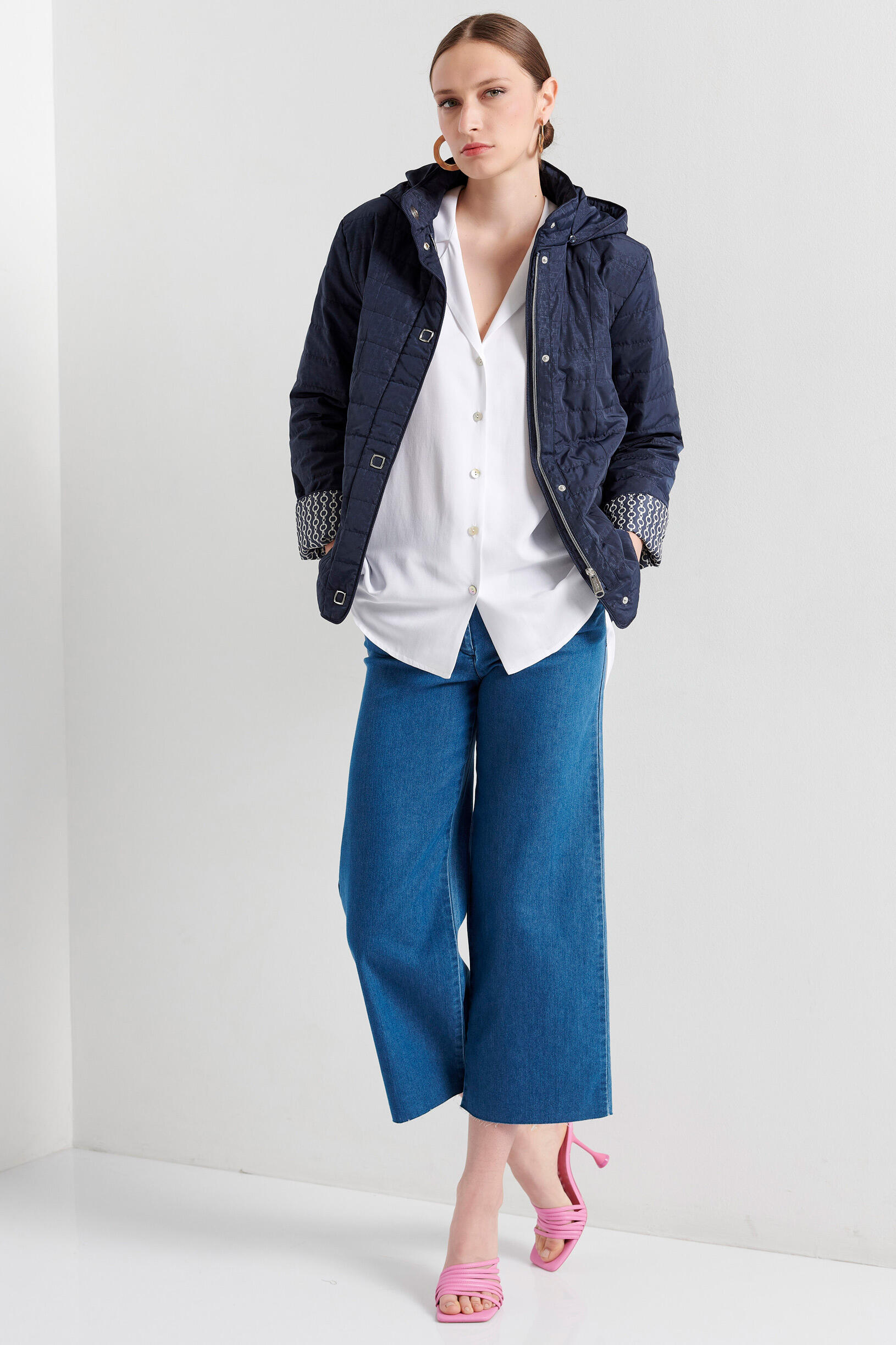 Bill Cost Καπιτονέ μπουφάν με κουκούλα 20-380828-0 Blue Bill Cost Καπιτονέ μπουφάν με κουκούλα 20-380828-0 Blue