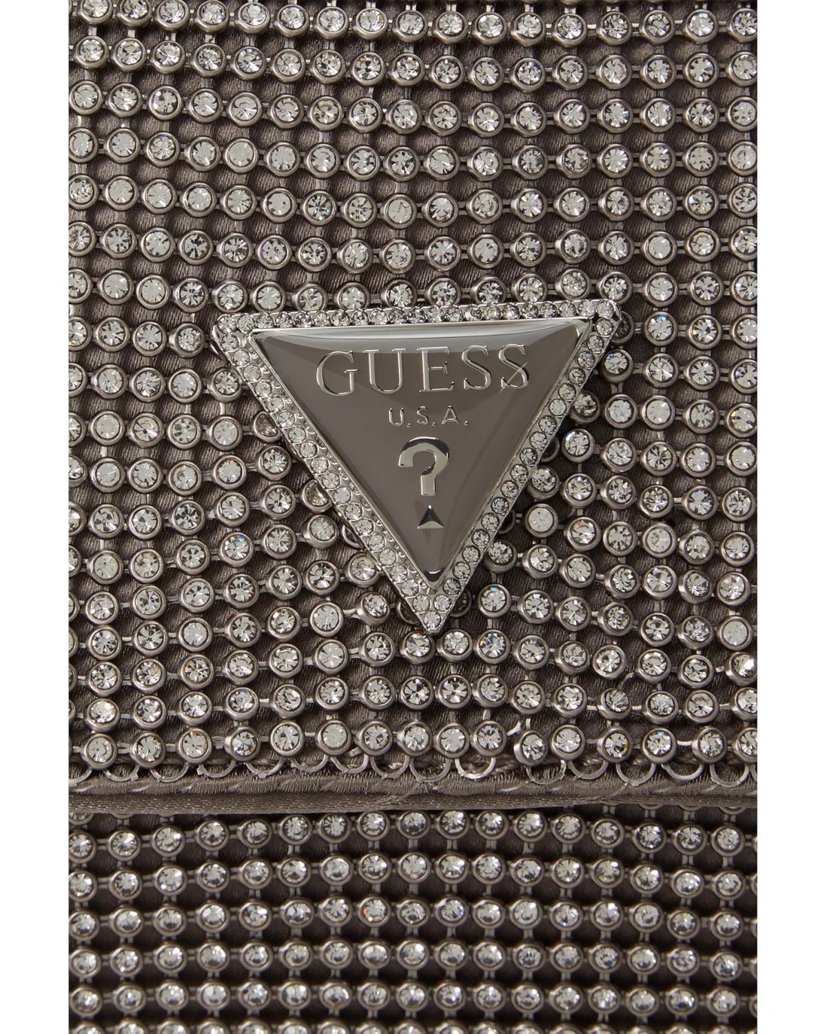 Guess Zalina Flap Clutch WRY935070-Silver/Ασημί