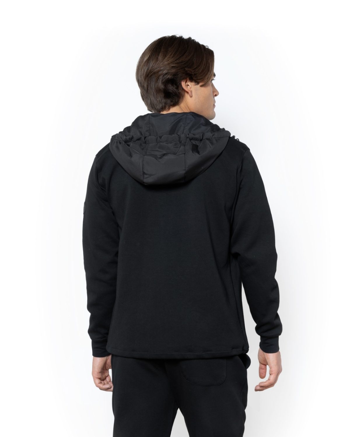 The Bostonians Φούτερ Βαμβακερό Canguro Regular Fit 3RO1006|B031BL-Black/Μαύρο