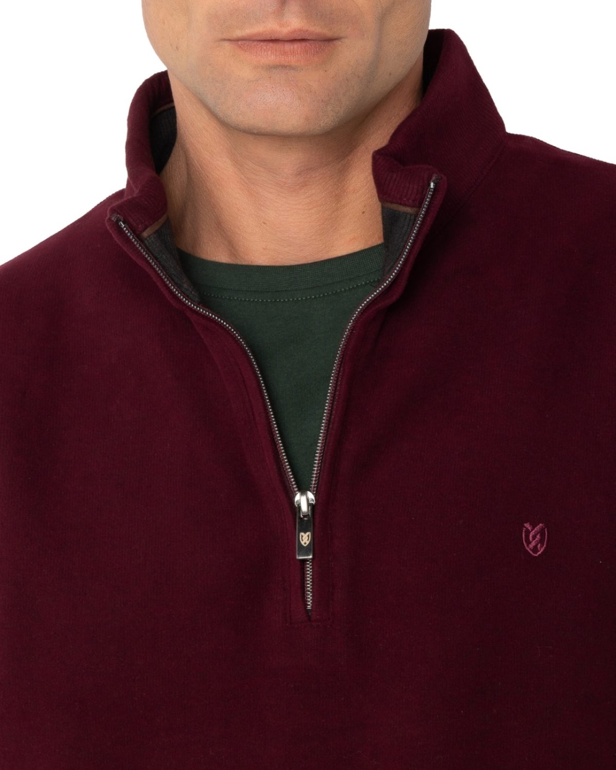 The Bostonians Φούτερ Βαμβακερό Regular Fit 3RO1000|B154BU-Burgundy/Μπορντώ