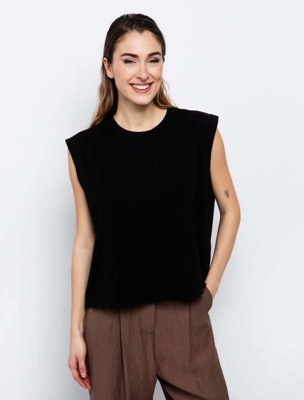 Toi&Moi Μπλούζα με φαρδύ μανίκι 80-6277-125-Black/Μαύρο