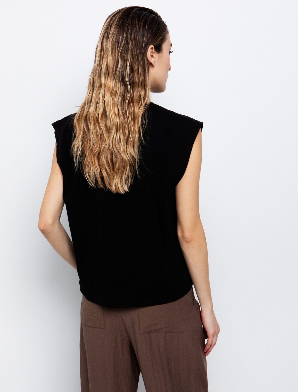 Toi&Moi Μπλούζα με φαρδύ μανίκι 80-6277-125-Black/Μαύρο