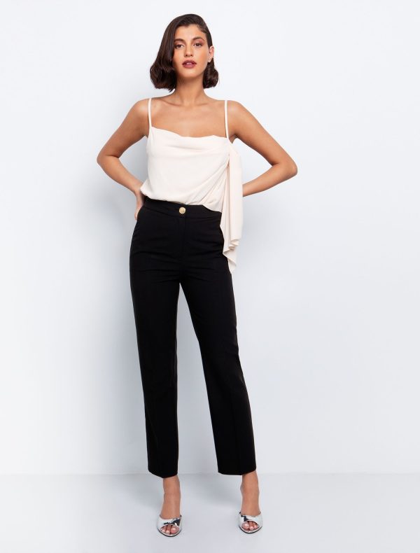 Toi&Moi Αnkle length παντελόνι 20-5477-125-Black/Μαύρο