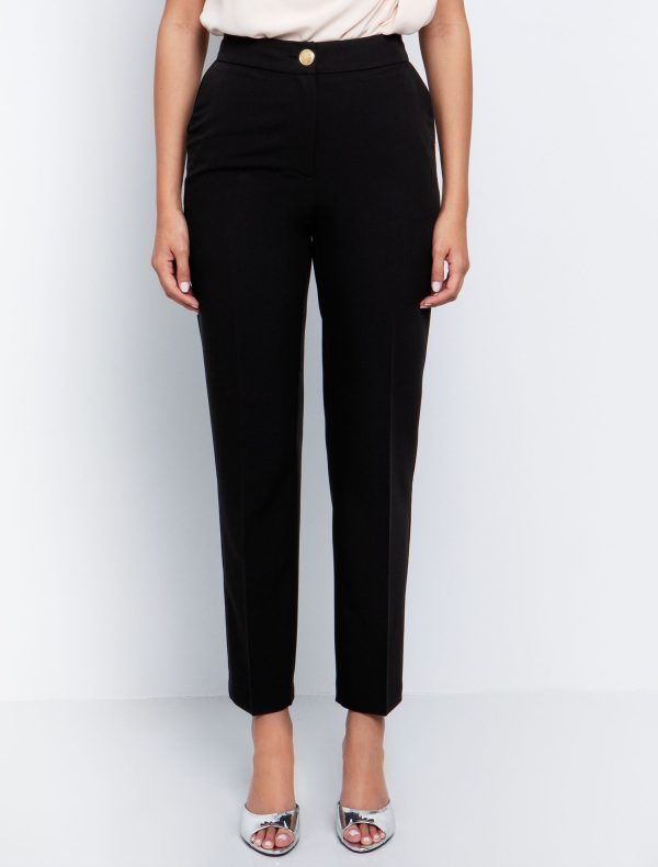 Toi&Moi Αnkle length παντελόνι 20-5477-125-Black/Μαύρο