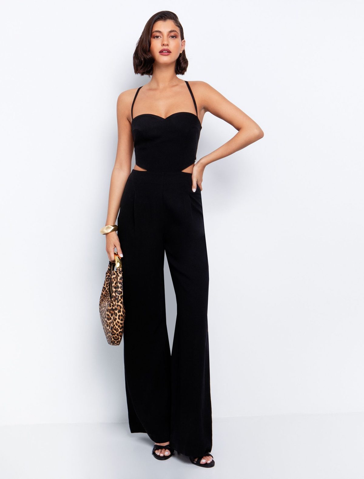 Toi&Moi Ολόσωμη φόρμα με δετή πλάτη 20-5594-125-Black/Μαύρο