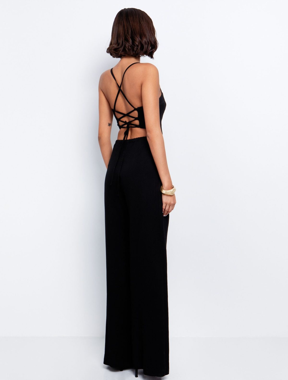 Toi&Moi Ολόσωμη φόρμα με δετή πλάτη 20-5594-125-Black/Μαύρο