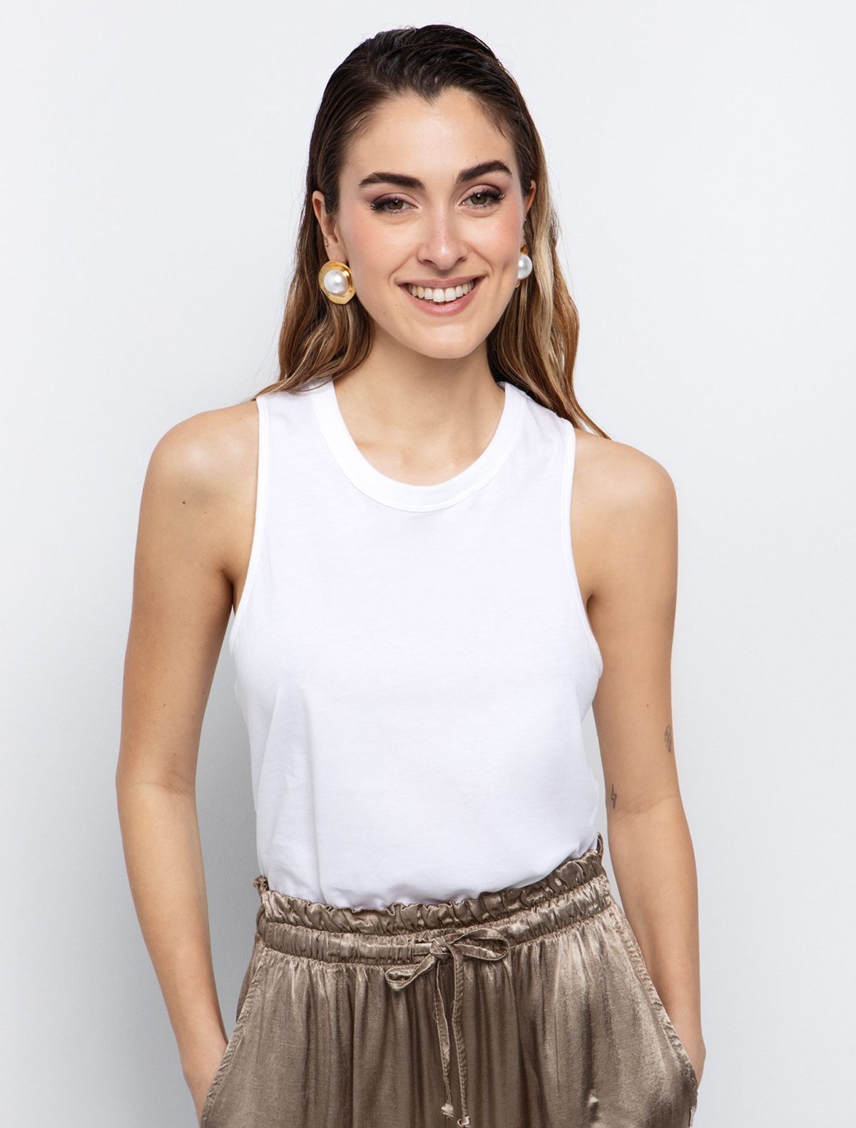 Toi&Moi Τοπ με περιπλεγμένο σχέδιο 80-6278-125-White/Λευκό