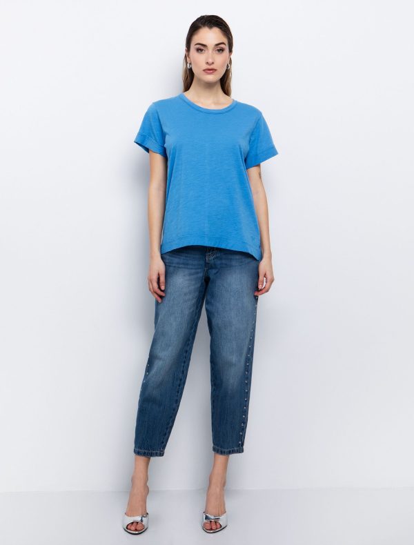 Toi&Moi T-shirt με ραφή στην πλάτη 80-6274-125-Sea Blue/Θαλασσί