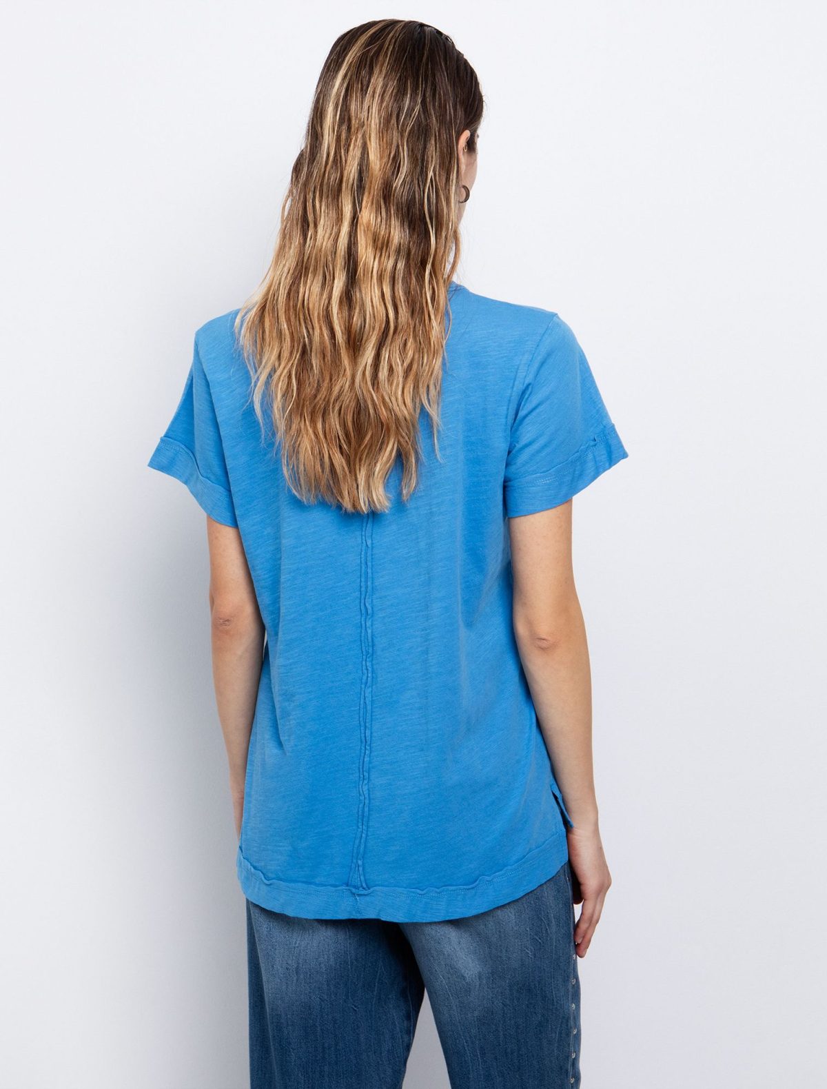Toi&Moi T-shirt με ραφή στην πλάτη 80-6274-125-Sea Blue/Θαλασσί