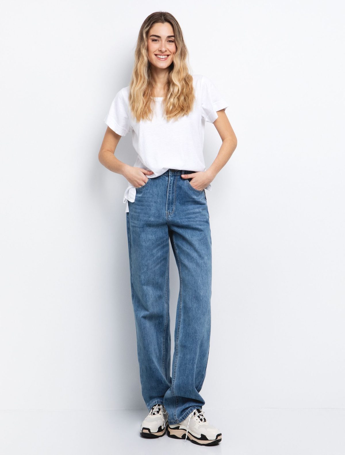 Toi&Moi T-shirt με ραφή στην πλάτη 80-6274-125-White/Λευκό