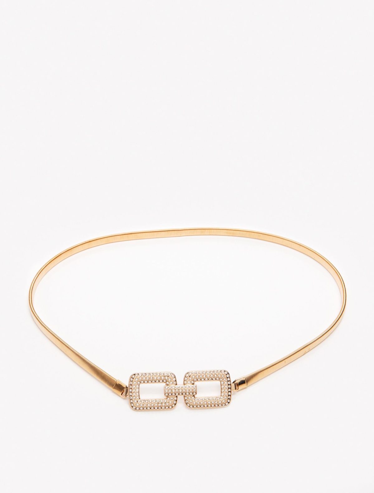 Toi&Moi Zώνη με πόρπη με strass 91-0887-125-Silver/Ασημί