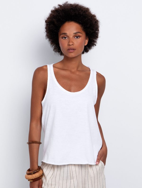 Toi&Moi Basic τοπ βαμβακερό 80-6276-125-White/Άσπρο