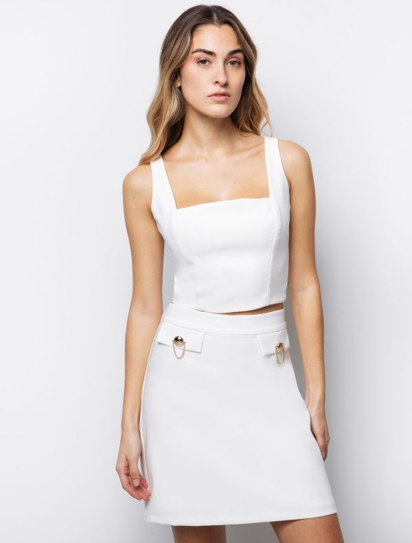 Toi&Moi Bustier τοπ 30-5441-125-Off White/Υπόλευκο