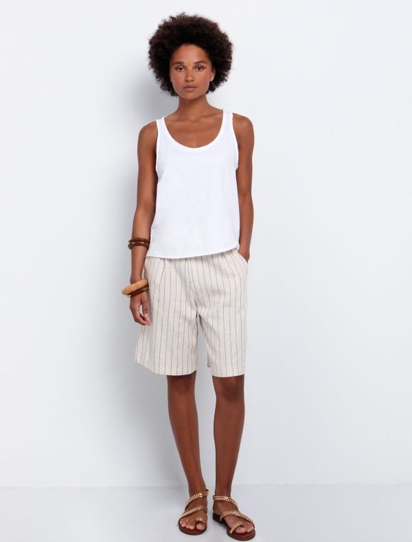 Toi&Moi Basic τοπ βαμβακερό 80-6276-125-White/Άσπρο