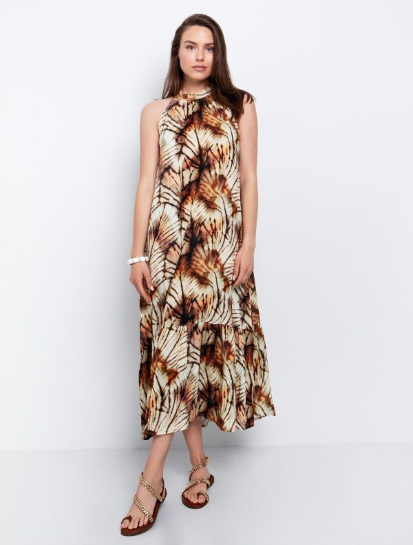 Toi&Moi Abstract φόρεμα σε ριχτή γραμμή 50-6570-125-Multicolour/Εμπριμέ