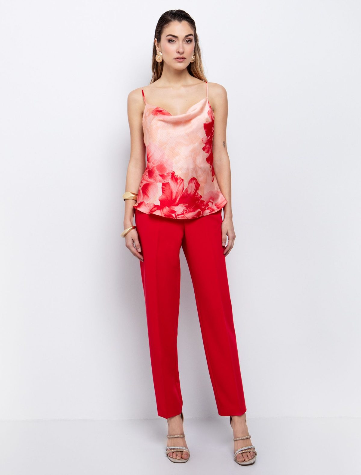 Toi&Moi Ντραπέ τοπ floral 30-5541-125-Printed/Εμπριμέ