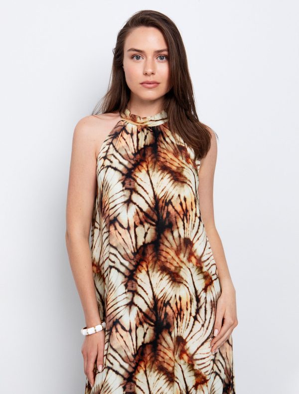 Toi&Moi Abstract φόρεμα σε ριχτή γραμμή 50-6570-125-Multicolour/Εμπριμέ
