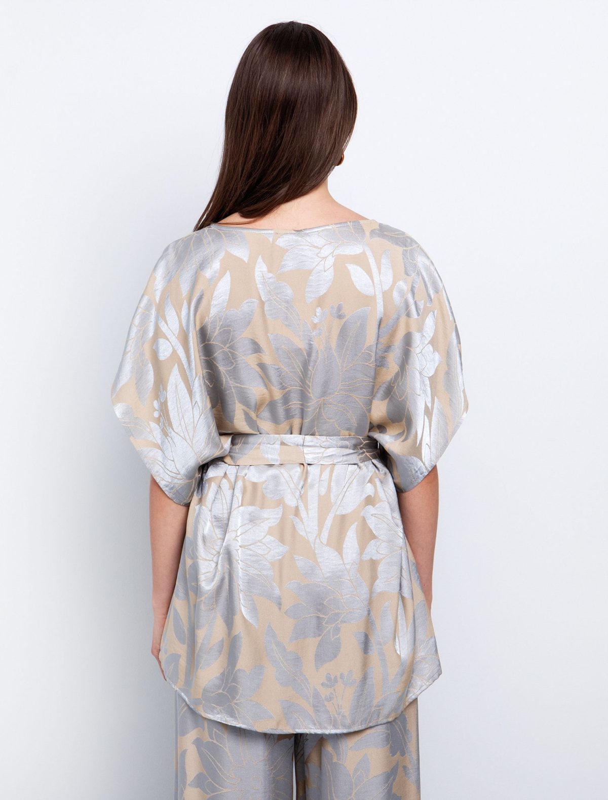 Toi&Moi Ζακάρ μπλούζα με ζώνη 30-5588-125-Multicolour/Εμπριμέ