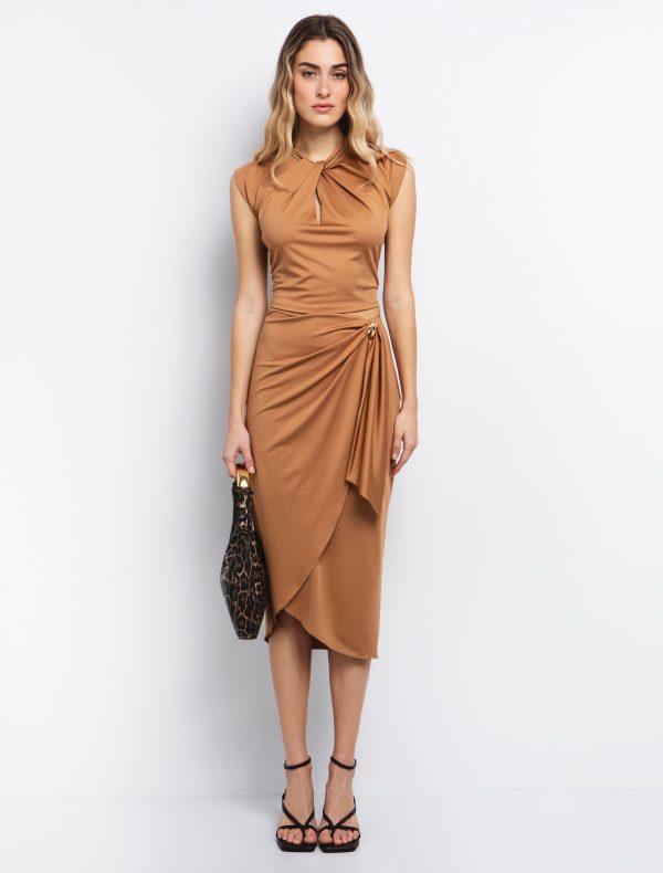 Toi&Moi Jersey tοp με αλυσίδα 80-6470-125-Camel/Καμηλό