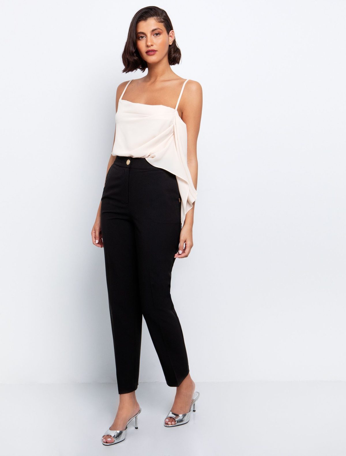 Toi&Moi Mπλούζα με σχέδιο ύφανσης 30-5593-125-Cream/Κρέμ