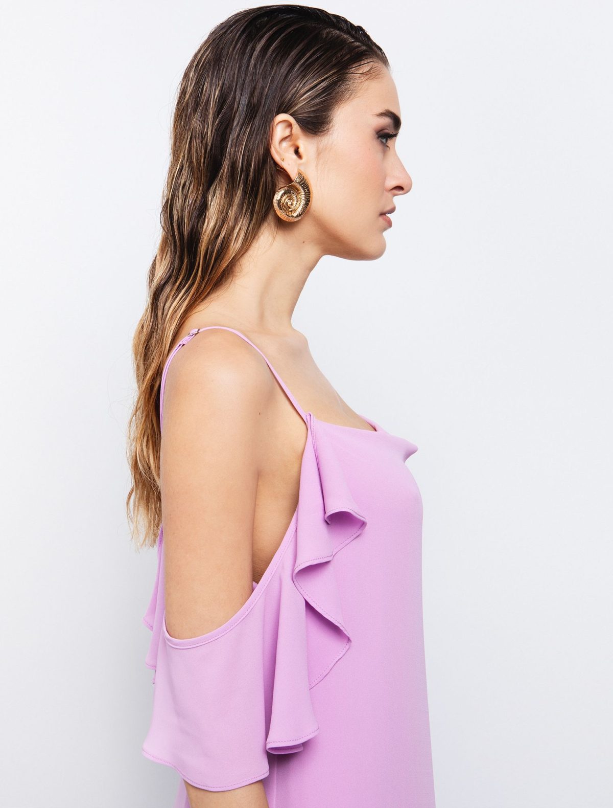 Toi&Moi Maxi φόρεμα με ruffles 50-6580-125-Yellow/Κίτρινο