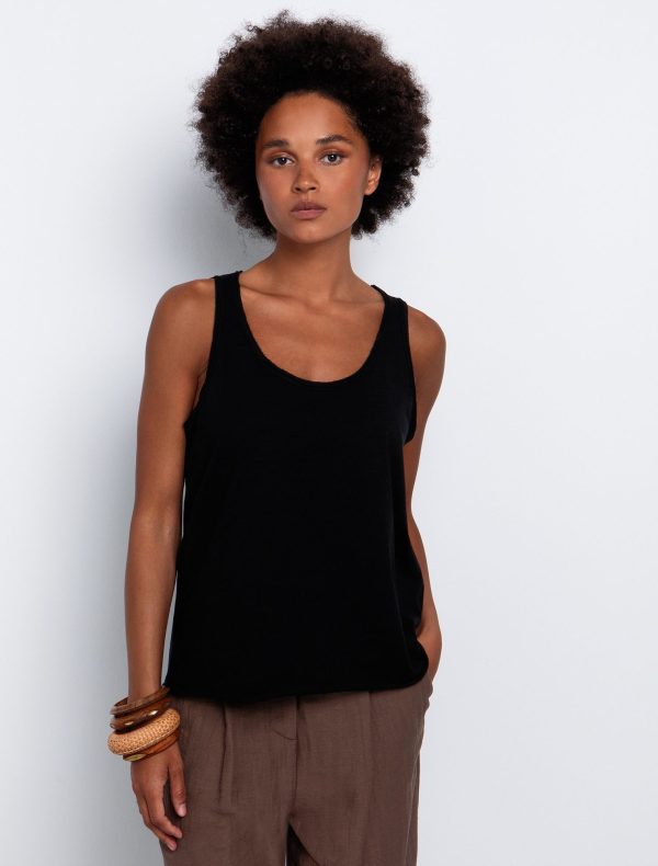 Toi&Moi Basic τοπ βαμβακερό 80-6276-125-Black/Μαύρο