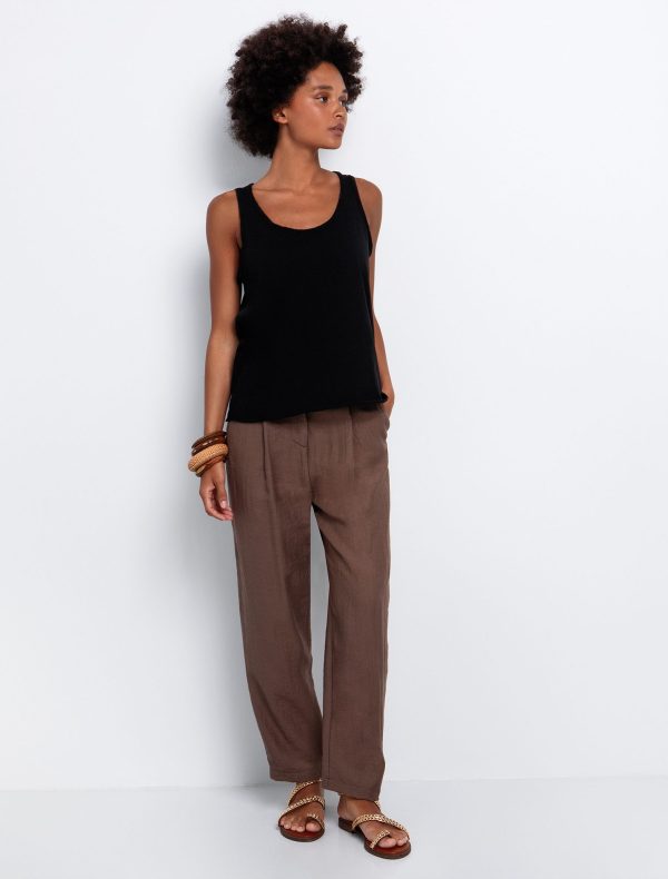 Toi&Moi Basic τοπ βαμβακερό 80-6276-125-Black/Μαύρο