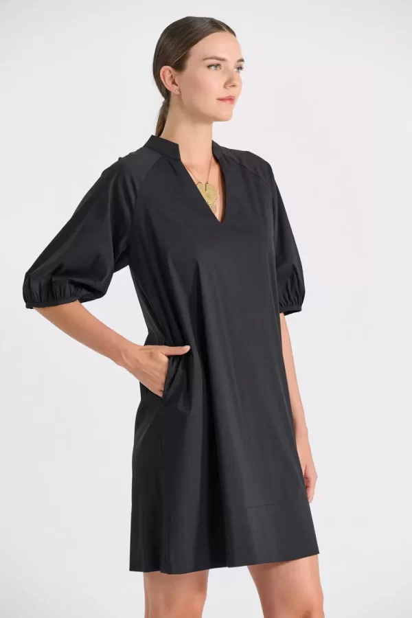 Bill Cost Minimal φόρεμα με balloon μανίκια 10-180315-0-Black/Μαύρο