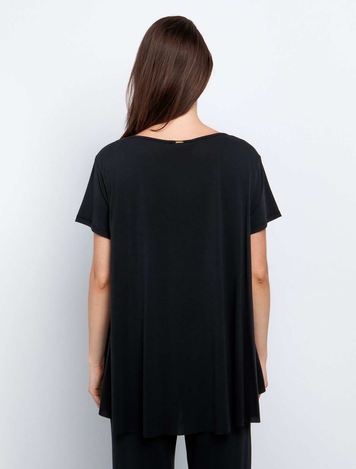 Toi&Moi Μπλούζα με μείγμα από modal 80-6535-125-Black/Μαύρο