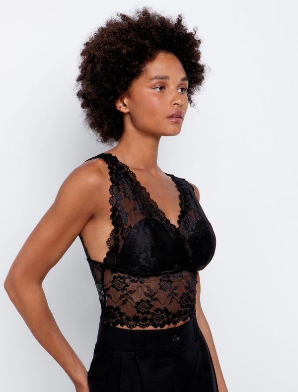 Toi&Moi Corset τοπ με cup 80-6568-125-Black/Μαύρο