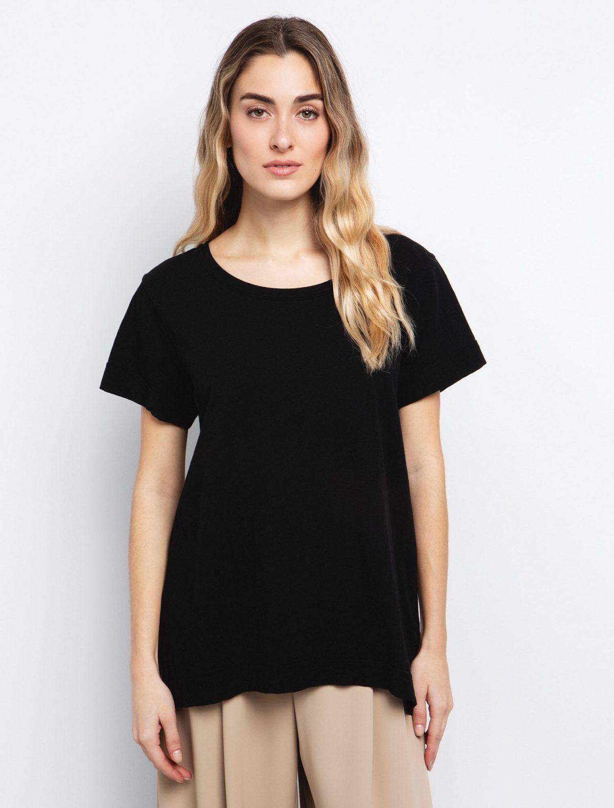 Toi&Moi T-shirt με ραφή στην πλάτη 80-6274-125-Black/Μαύρο