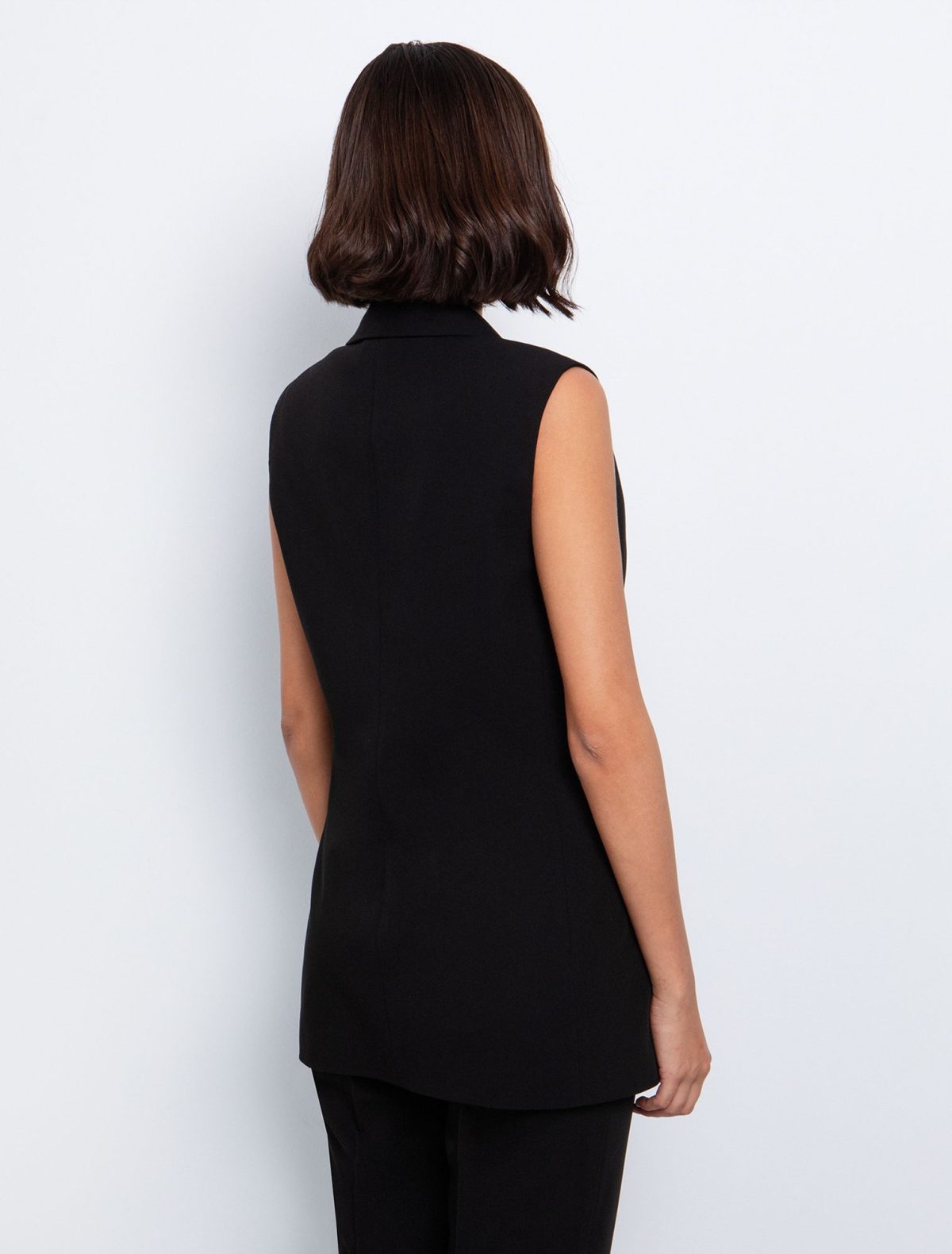 Toi&Moi Γιλέκο με χρυσά κουμπιά 40-0792-125-Black/Μαύρο