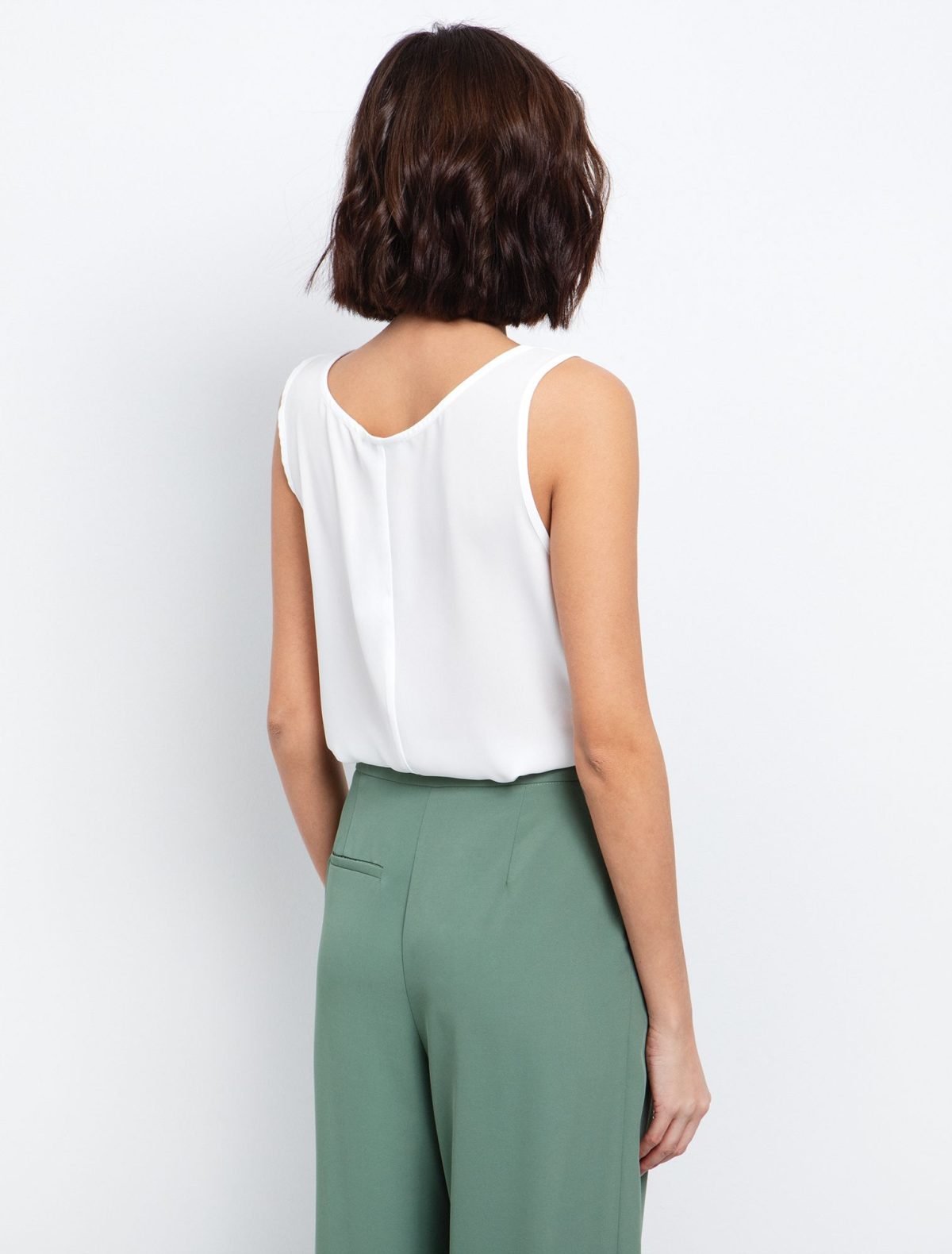 Toi&Moi Ντραπέ τοπ με κρίκο 30-5446-125-Off White/Υπόλευκο
