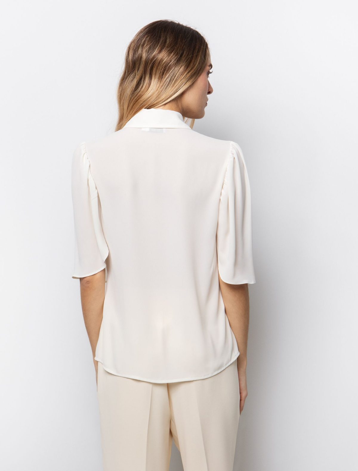 Toi&Moi Πουκάμισο με άνοιγμα στα μανίκια 30-5474-125-Cream/Κρέμ
