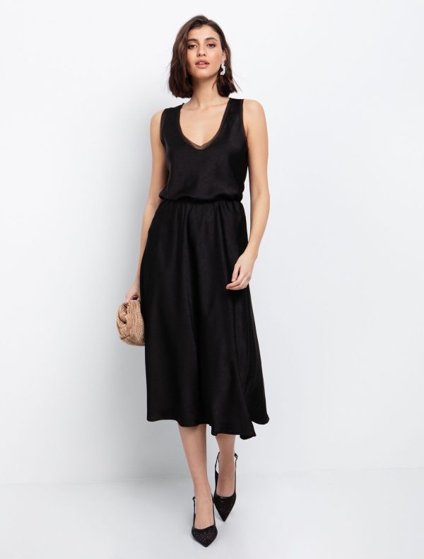 Toi&Moi Top με εφέ τσαλακωμένης όψη 30-5481-125-Black/Μαύρο