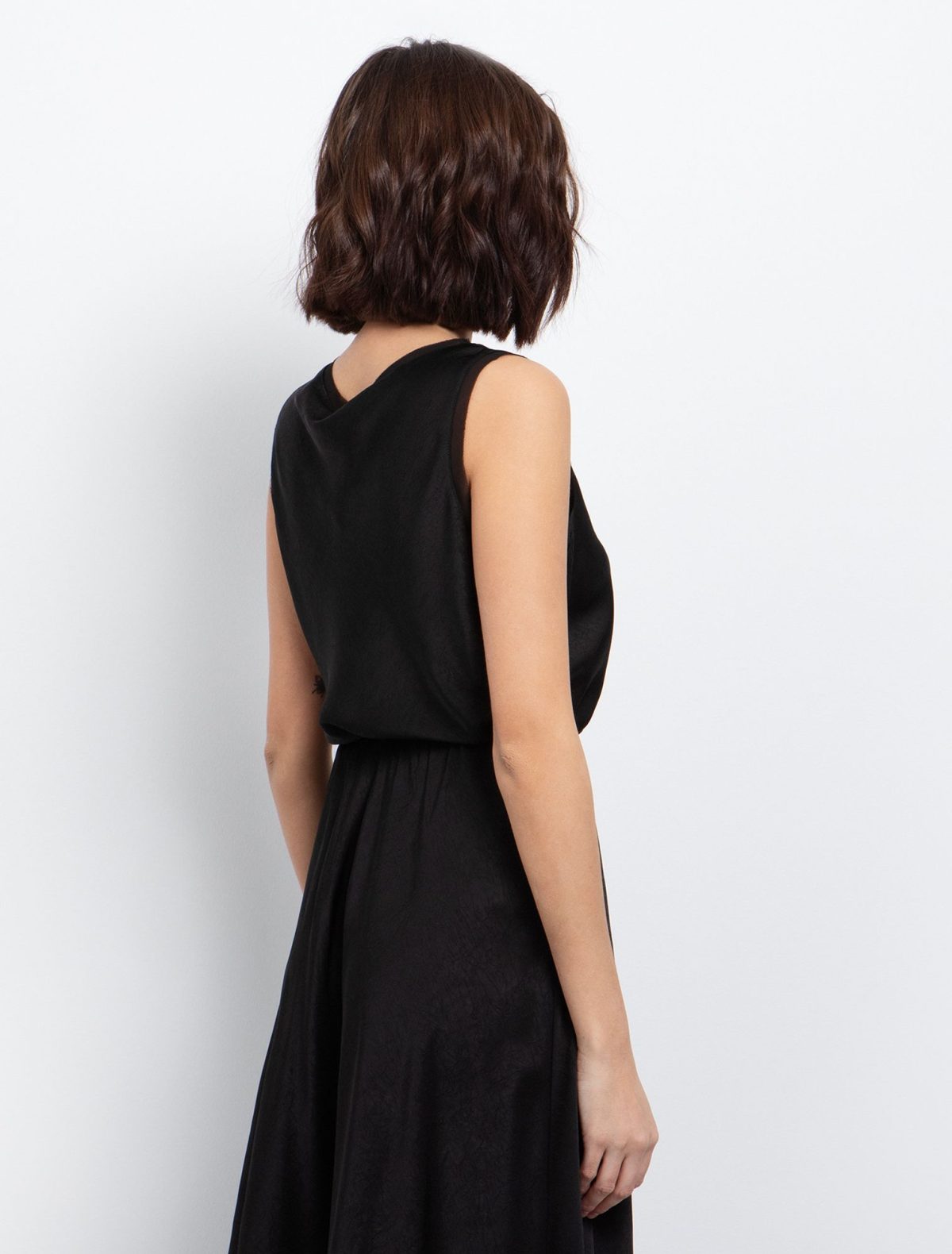 Toi&Moi Top με εφέ τσαλακωμένης όψη 30-5481-125-Black/Μαύρο
