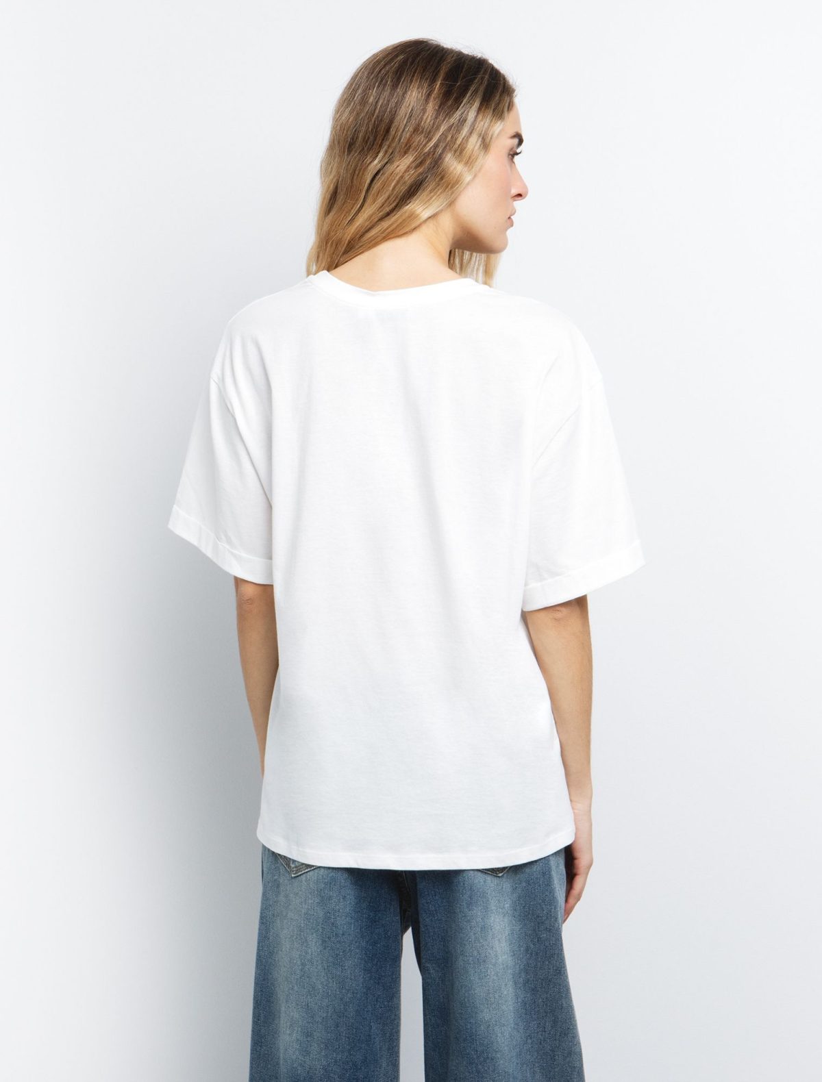 Τoi&Moi T shirt με στάμπα rose 80-6449-125-Off White/Υπόλευκο