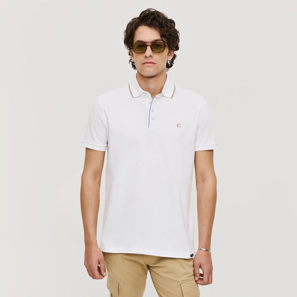 Camaro ΑΝΔΡΙΚΟ POLO 25027-846-756-White/Λευκό