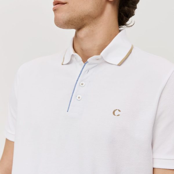 Camaro ΑΝΔΡΙΚΟ POLO 25027-846-756-White/Λευκό