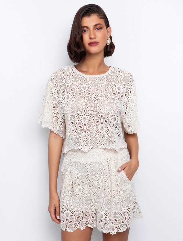 Toi&Moi Κιπούρ μπλούζα 30-5640-125-Beige/Μπέζ