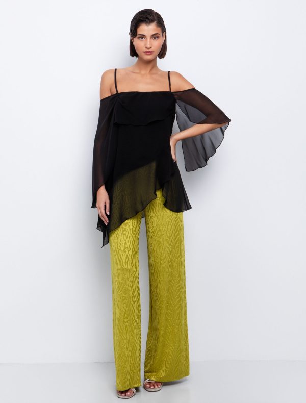 Toi&Moi Layered τοπ με ασυμμετρία 30-5590-125-Coral/Κοραλί