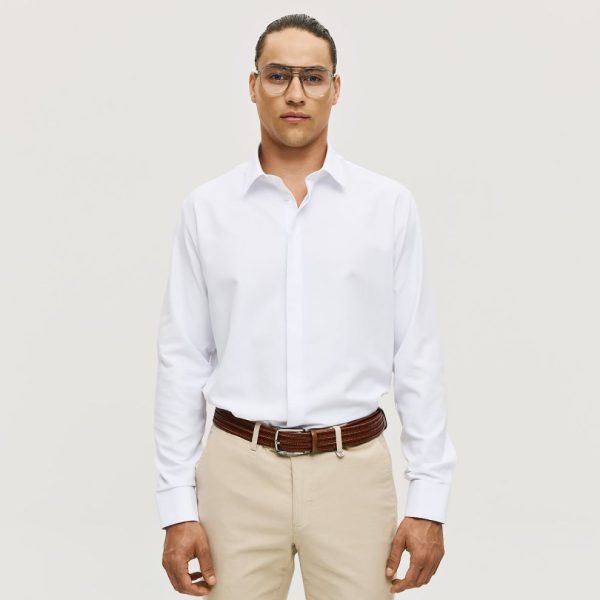 Sogo ΑΝΔΡΙΚΟ ΠΟΥΚΑΜΙΣΟ REGULAR Μ/Μ  25036-817-637-WHITE/Λευκό
