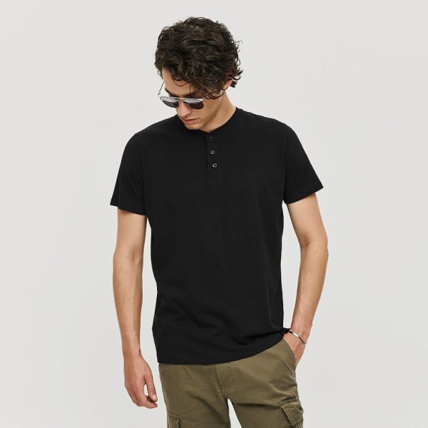 Brokers ΑΝΔΡΙΚΟ T-SHIRT BROKERS 25017-101-751-BLACK/Μαύρο