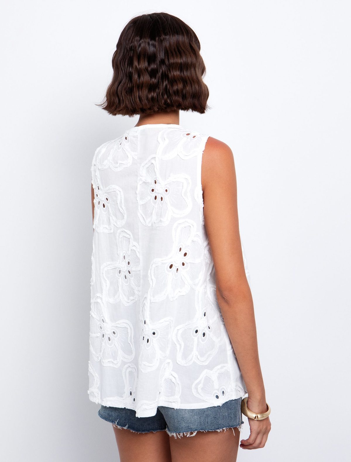 Toi&Moi Εβαζέ μπλούζα broderie 30-5622-125-White/Λευκό
