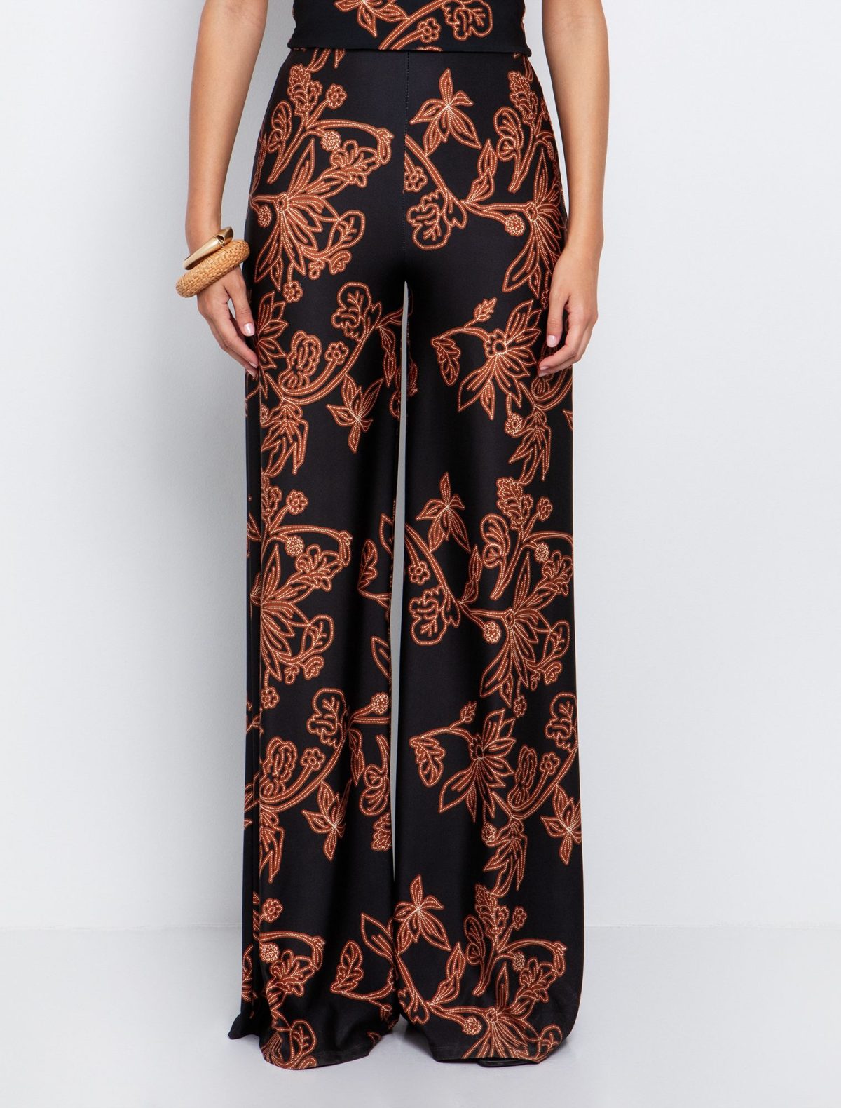 Toi&Moi Φλοράλ jersey παντελόνα 20-5614-125-Printed/Εμπριμέ