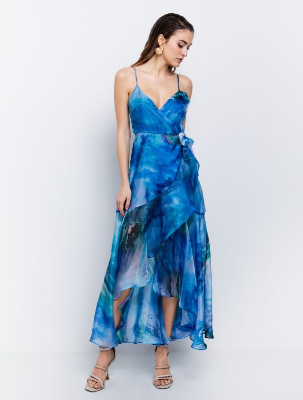 Toi&Moi Wrap φόρεμα ασύμμετρο 50-6606-125-Printed/Εμπριμέ