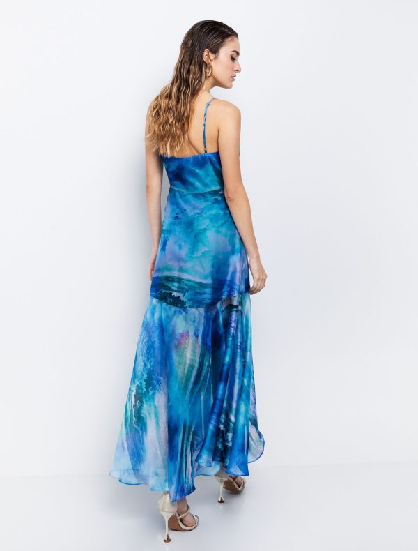 Toi&Moi Wrap φόρεμα ασύμμετρο 50-6606-125-Printed/Εμπριμέ