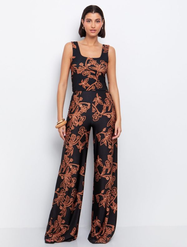 Toi&Moi Φλοράλ jersey τοπ 80-6546-125-Floral/Φλοράλ